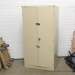 Storwal Beige 72" Metal 2 Door Storage Cabinet, Locking